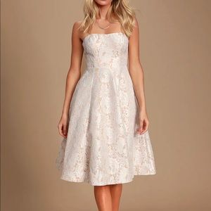 Midi Wedding Dress Lulus